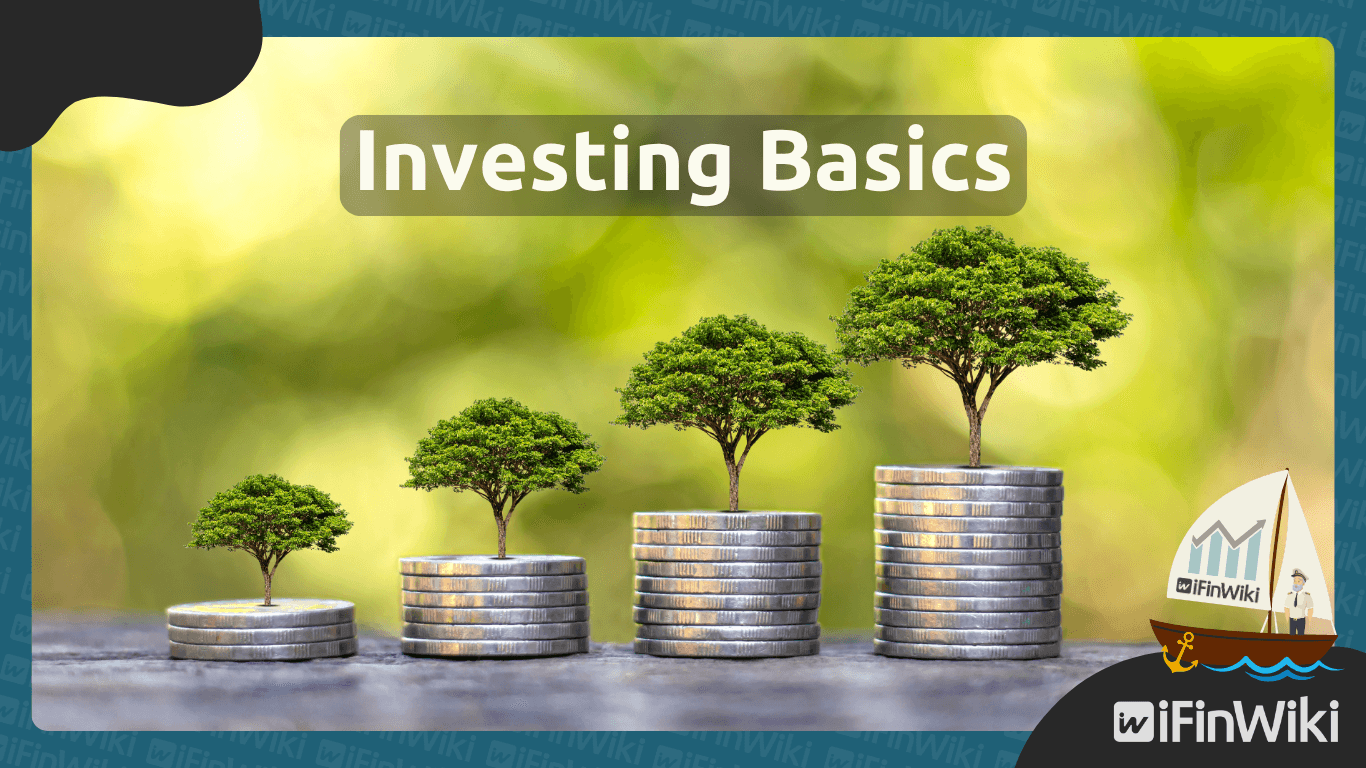 Investing Basics: Photo with stack of coins representing investment growth over time