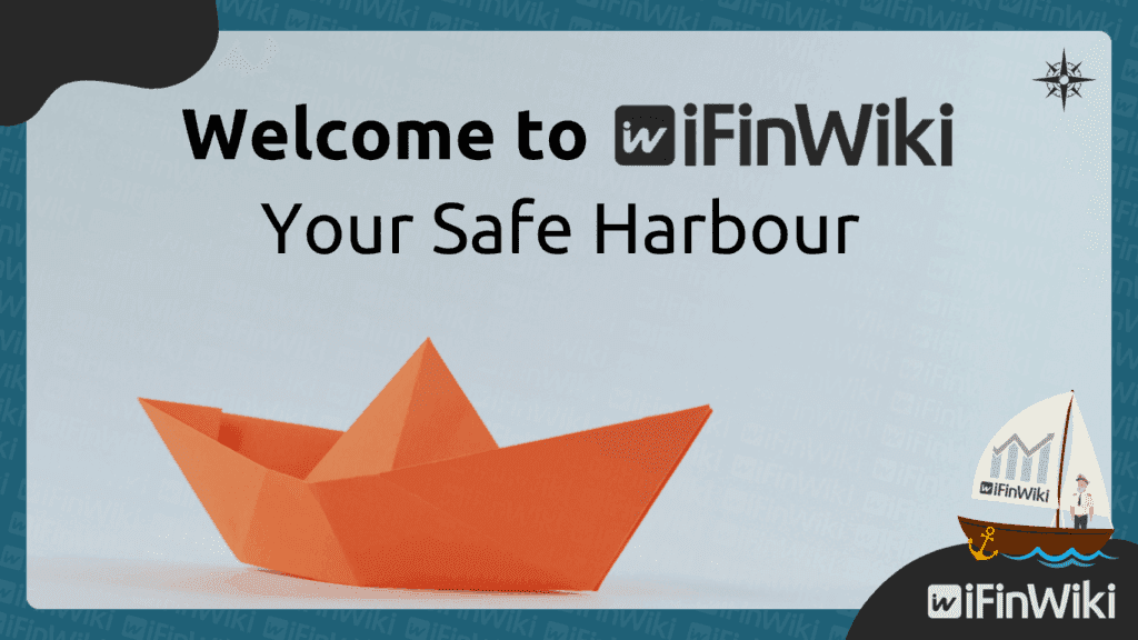 Introduction to iFinWiki website with a photo featuring a boat as a metaphor for personal finance